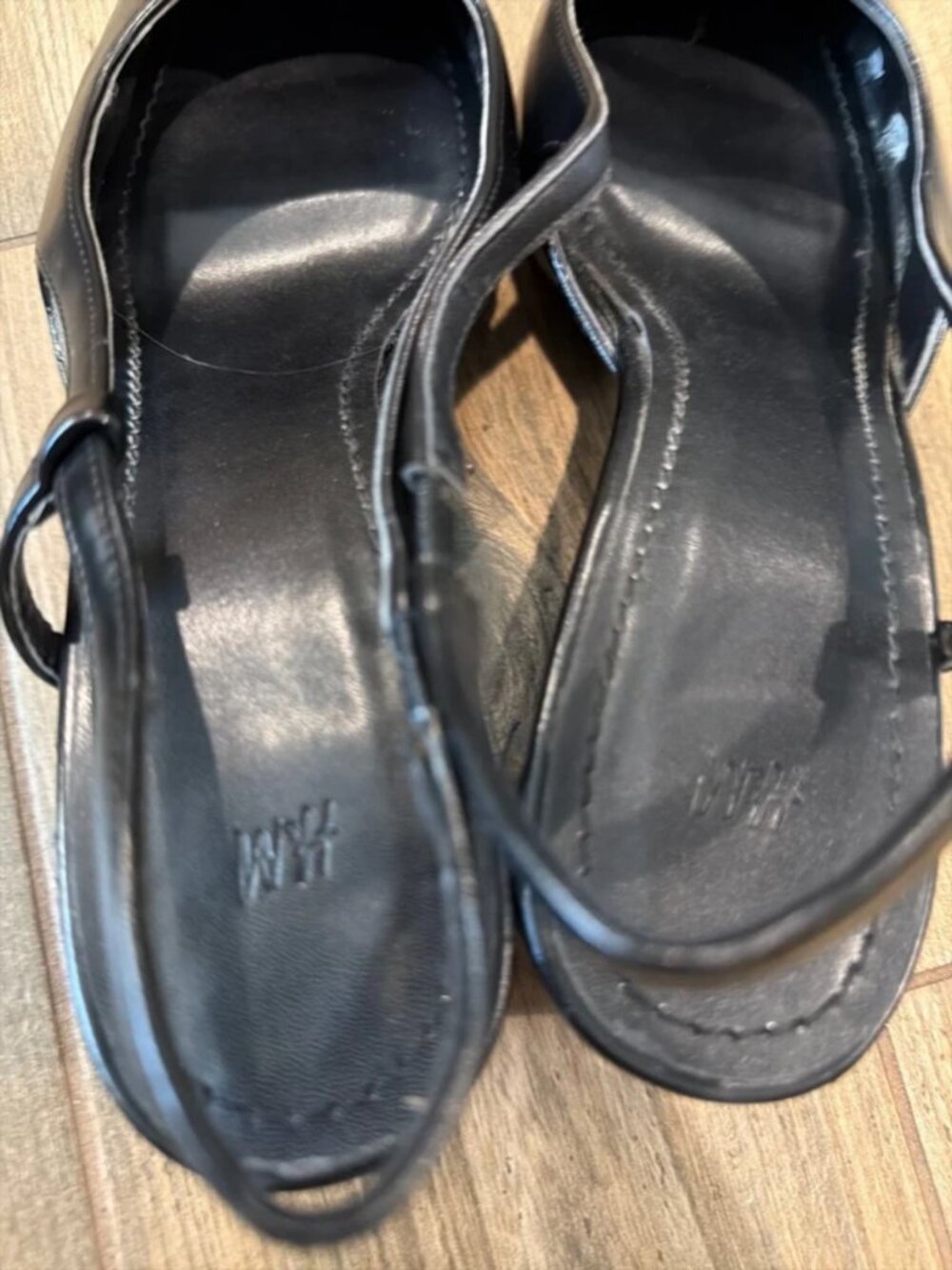 H&M black slingback pumps 10
